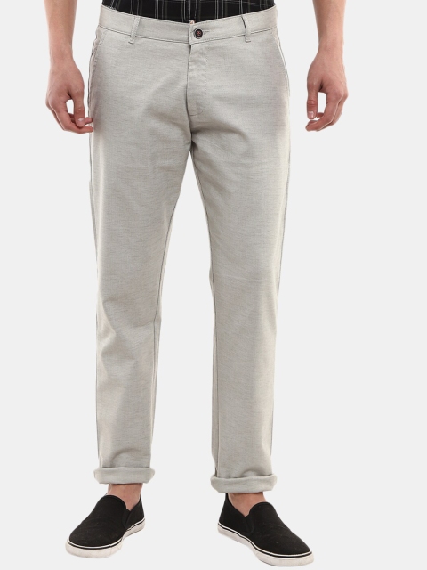 

V-Mart Men Green Classic Slim Fit Trousers