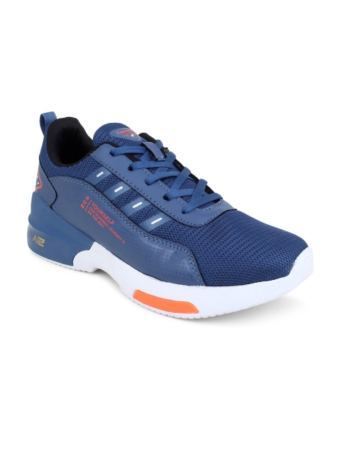 

Champs Men's Blue Mesh Running Non-Marking Shoes