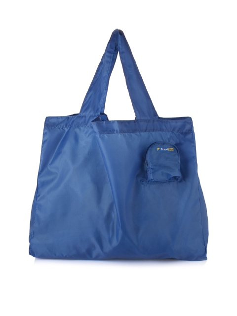 

Travel Blue Shopper Handheld Bag with Fringed