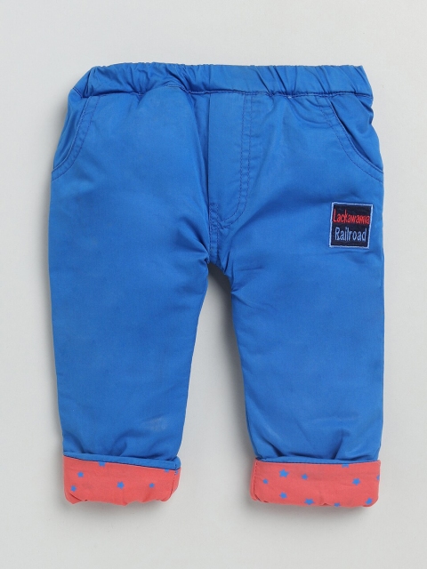 

Olio Kids Boys Blue Low-Rise Trousers