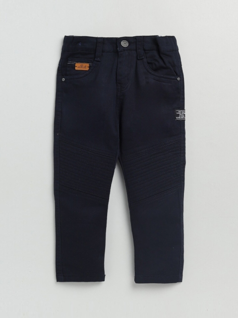 

Olio Kids Boys Black Low-Rise Trousers