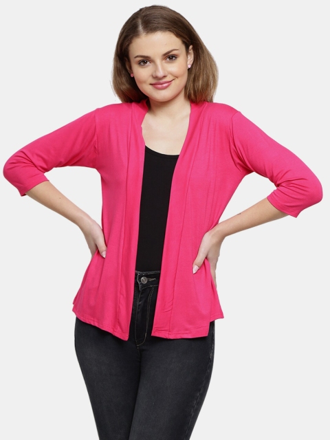 

V-Mart Women Pink Shrug