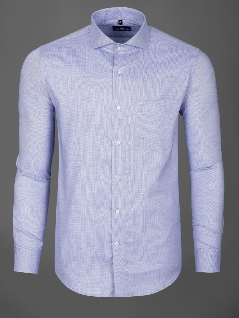 

FRENCH CROWN Men Blue Standard Formal Shirt
