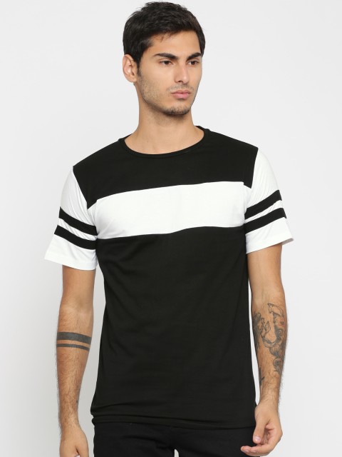 

SayItLoud Men Black Round Neck Lounge T-shirt