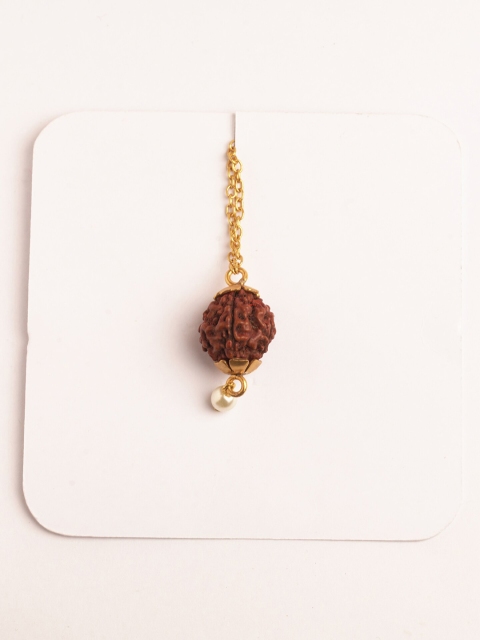 

Suhani Pittie Women 22K Gold-Plated Rudraksha Beaded Lumba Rakhi