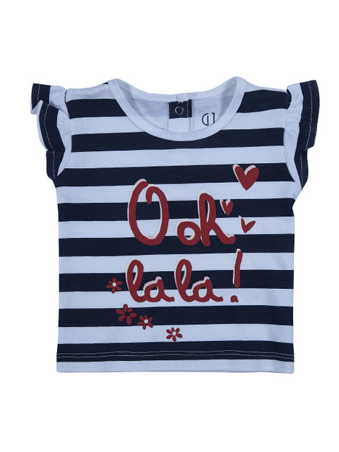 

Gini and Jony Girls Blue Striped Top