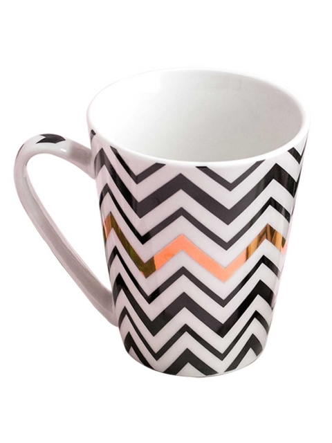

Art Street White & Black Printed Ceramic Glossy Cups Set of Cups and Mugs