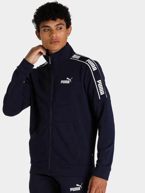 

Puma Men Blue White Sporty Jacket