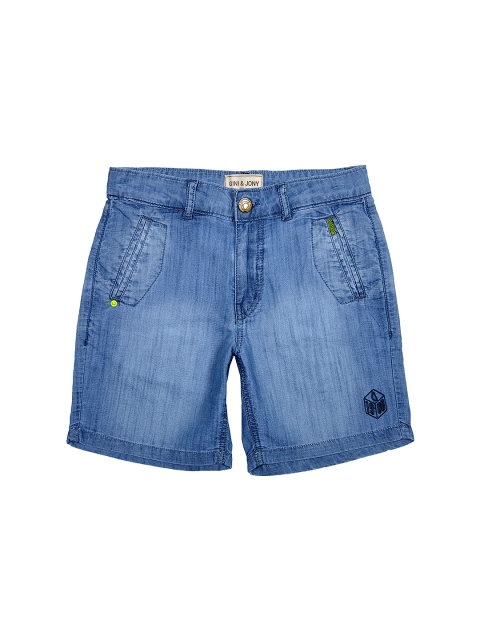 

Gini and Jony Blue Regular Fit Shorts