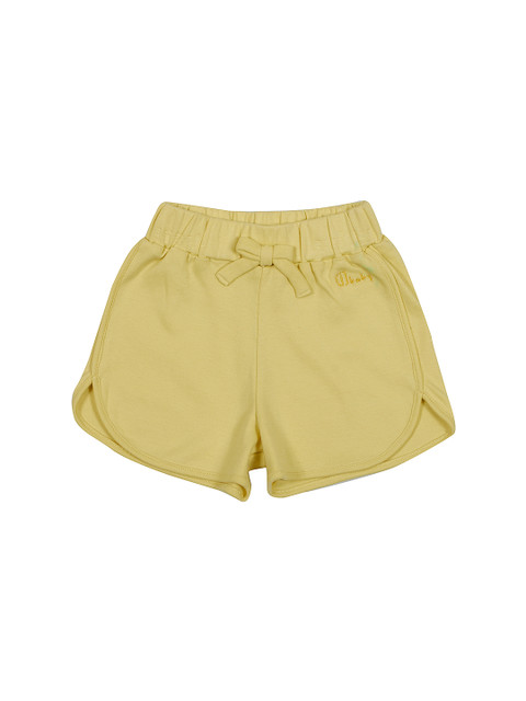 

Gini and Jony Yellow Solid Regular Fit Shorts
