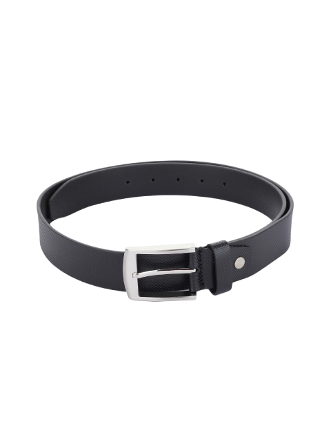 

Alvaro Castagnino Men Black Textured Leather Belt
