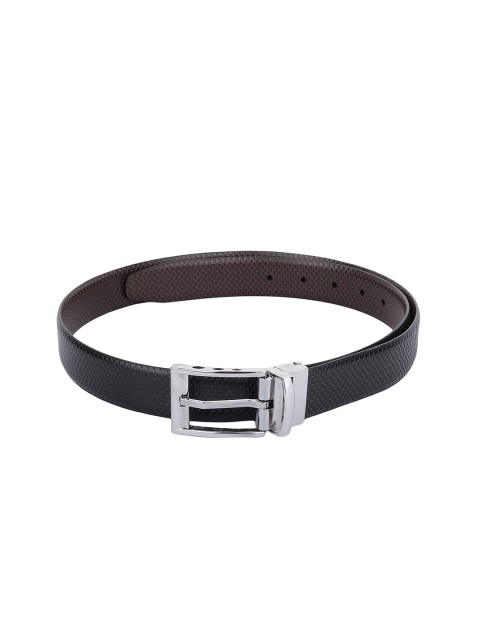 

Alvaro Castagnino Men Black & Brown Reversible Leather Belt