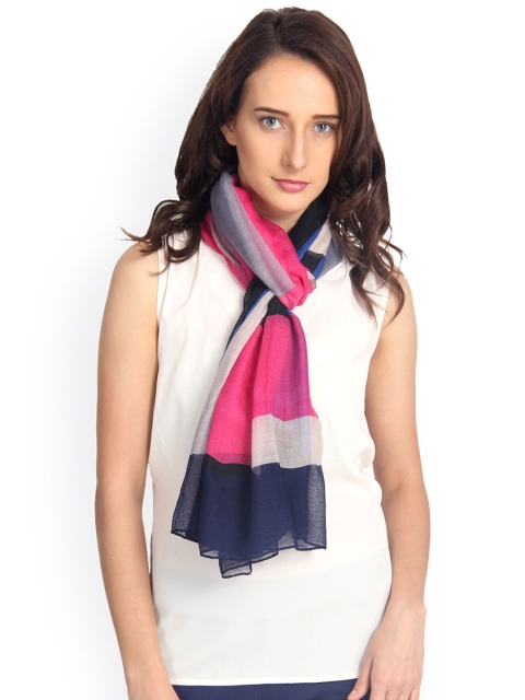 

FabSeasons Unisex Pink & Black Printed Scarf