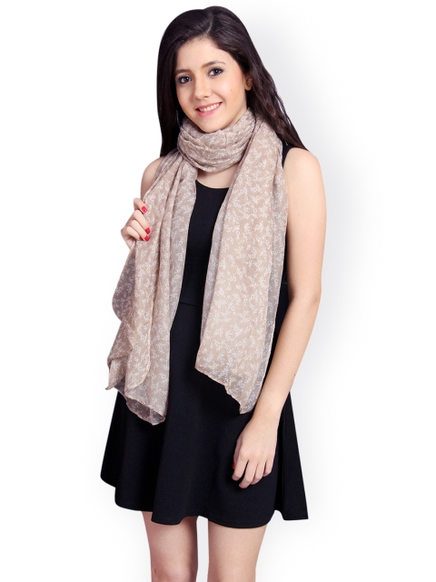 

FabSeasons Unisex Beige Printed Scarf