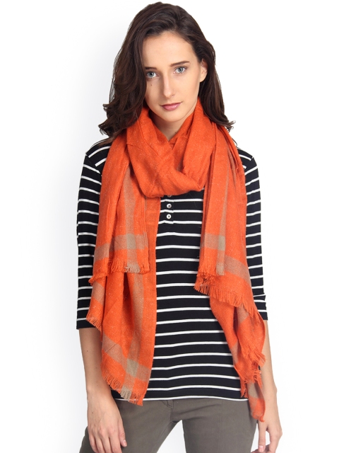 

FabSeasons Unisex Orange Scarf