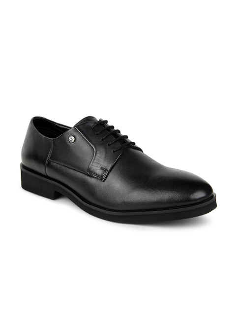 

Blackberrys Men Black Leather Formal Shoes
