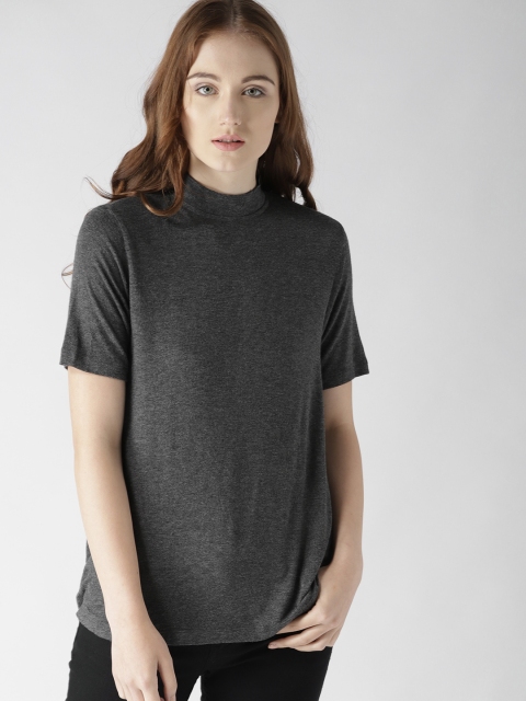 

20Dresses Women Grey Solid Top