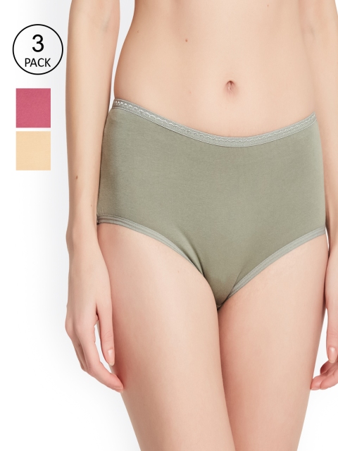 

UNMADE Women Pack Of 3 Assorted Hipster Briefs