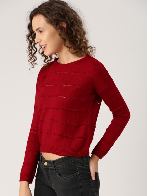 

DressBerry Women Red Pullover