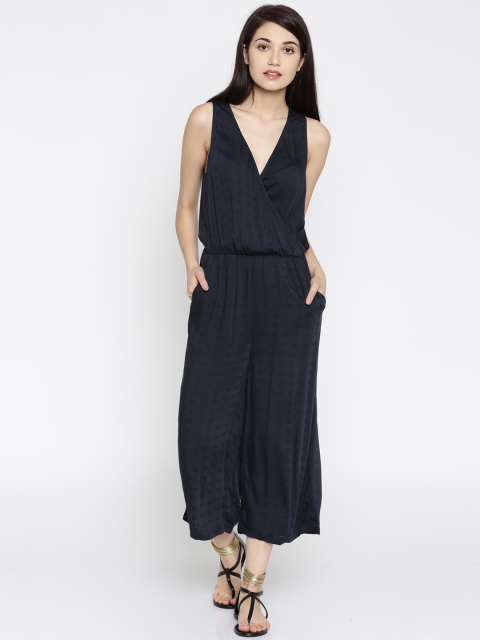 

ONLY Navy Self-Design Jumpsuit, Navy blue