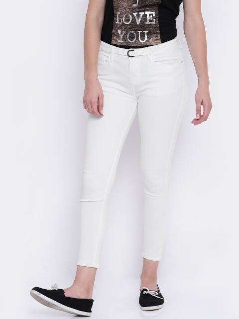 

Jealous 21 Women White Regular Fit Solid Regular Trousers