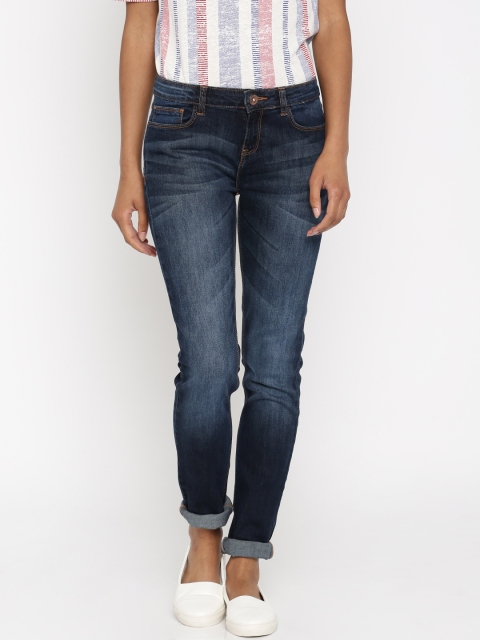 

Jealous 21 Women Blue Mid-Rise Clean Look Jeans