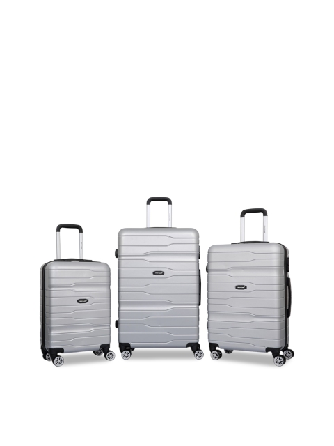 

Polo Class Set Of 3 Silver-Toned Hard Sided Trolley Bags