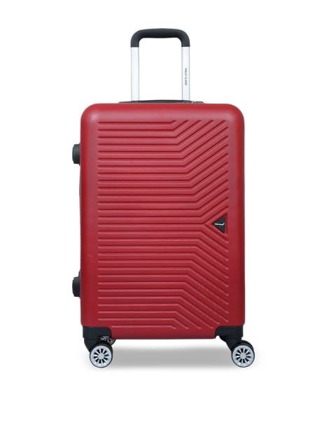 

Polo Class Red Solid Hard-Case Cabin-Size Trolley Suitcase