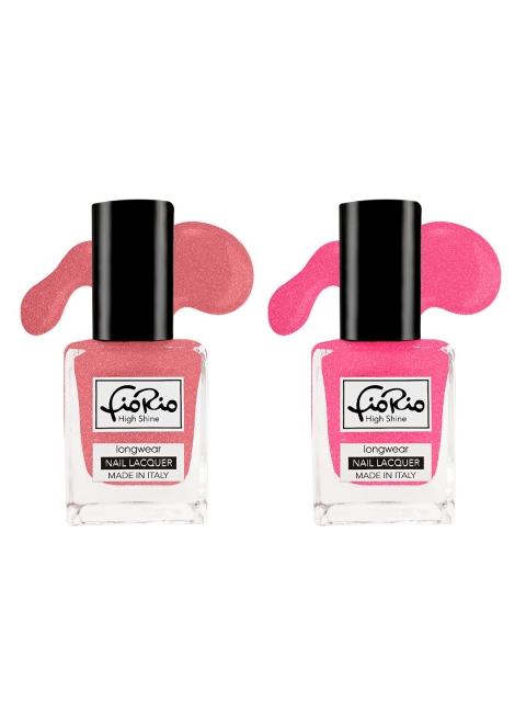 

Fiorio Set Of 2 Peach & Pink Nail Polish