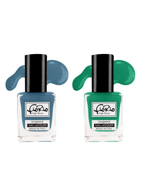 

Fiorio Set Of 2 Nail Polish 11ml, Blue