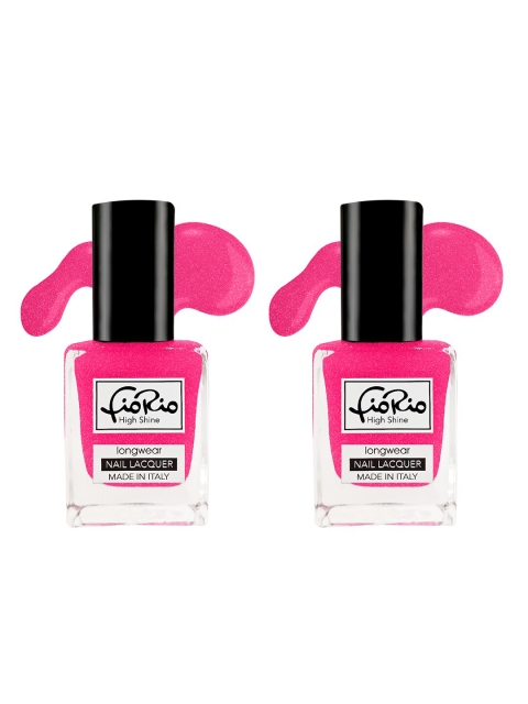 

Fiorio Set Of 2 Nail Polish 11ml, Pink