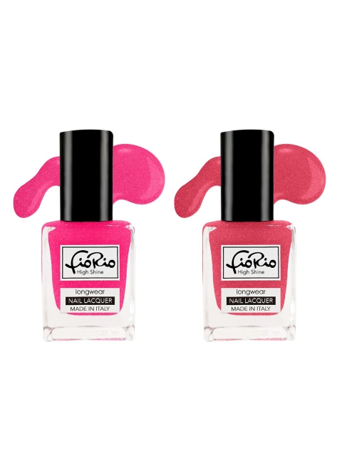 

Fiorio Set Of 2 Nail Polish 11ml, Pink