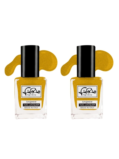 

Fiorio Set Of 2 Nail Polish 11ml, Yellow