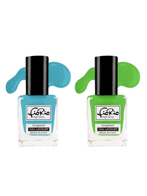 

Fiorio Set Of 2 Nail Polish, Blue