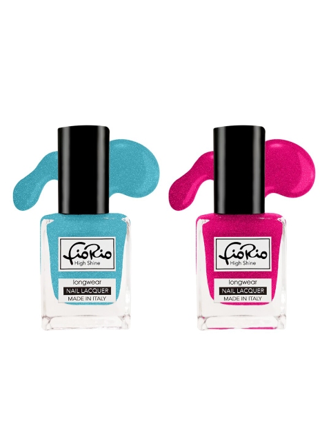 

Fiorio Set Of 2 Nail Polish, Blue