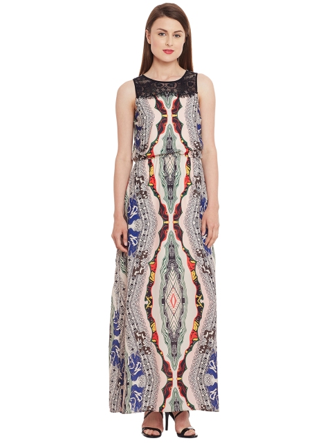 

Kazo Women Multicoloured Printed Maxi Dress, Multi