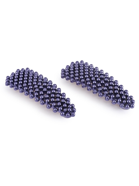 

BuckleUp Pack of 2 Women Violet Tic Tac Hair Clip