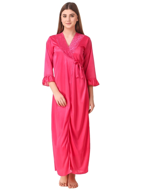 

Romaisa Pink Maxi Nightdress