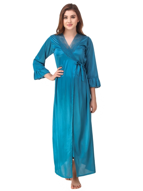 

Romaisa Blue Maxi Nightdress
