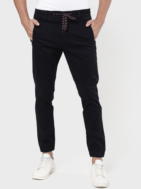 

R&B Men Blue Slim Fit Joggers Trousers