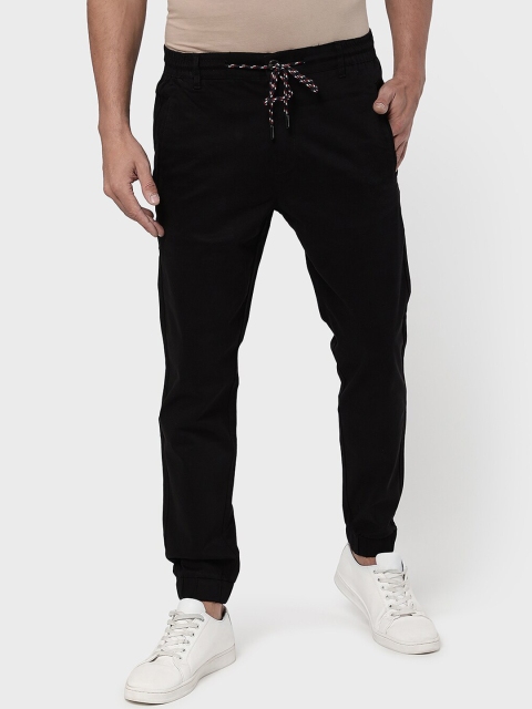 

R&B Men's Black Slim Fit Trousers