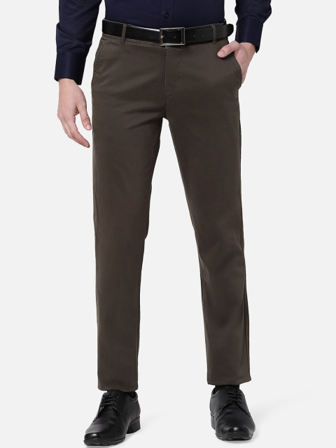 

R&B Men Olive Green Chinos Trousers