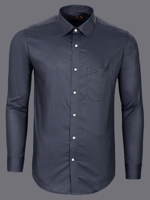 

FRENCH CROWN Men Blue Standard Formal Shirt