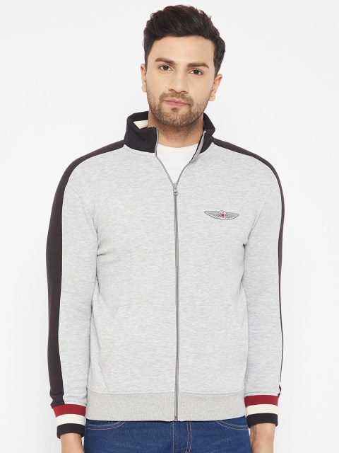 

HARBORNBAY Men Grey Sweatshirt