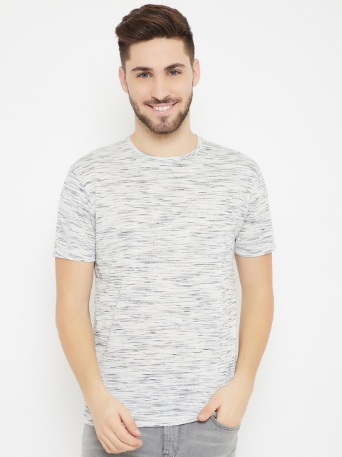 

HARBORNBAY Men White Printed T-shirt