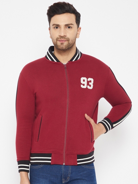 

HARBORNBAY Men Maroon Sweatshirt