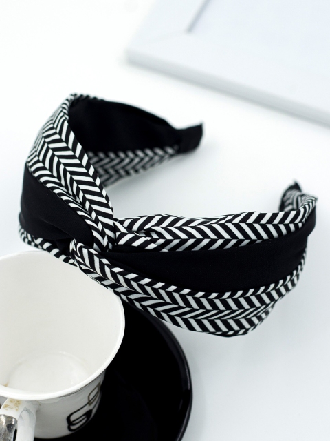 

Bellofox Women Black & White Hairband