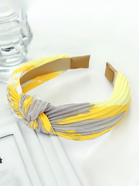 

Bellofox Women Yellow & Grey Hairband