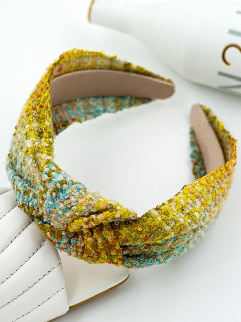 

Bellofox Women Mustard & Blue Hairband