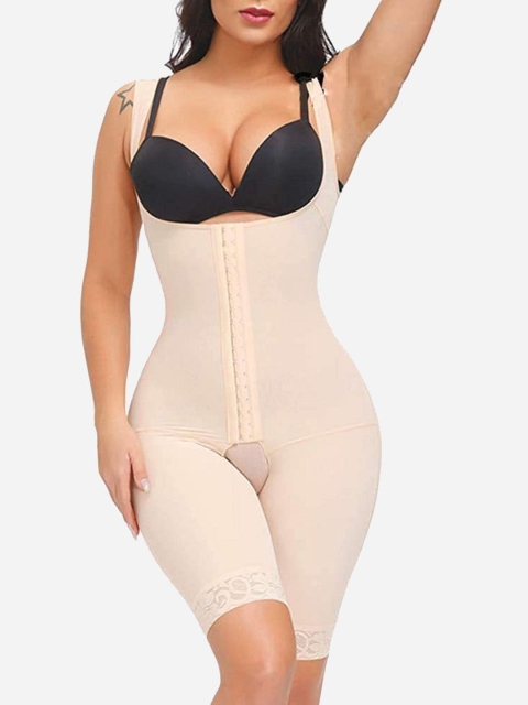 

HSR Women Cream Solid Shapewear